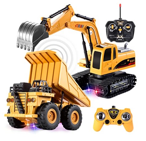 Rc Dump Truck And Excavator