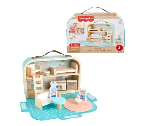 Portable Dollhouse for Toddlers